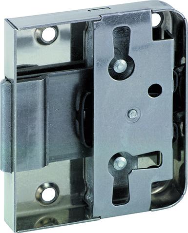 0704.15002 Riegelschloss 15mm vernickelt JuNie