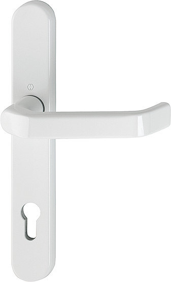 Hoppe Drückerschild Aussen 1313G/3357N Liverpool 92mm PZ Vk=8mm F9016 Weiss 3021878