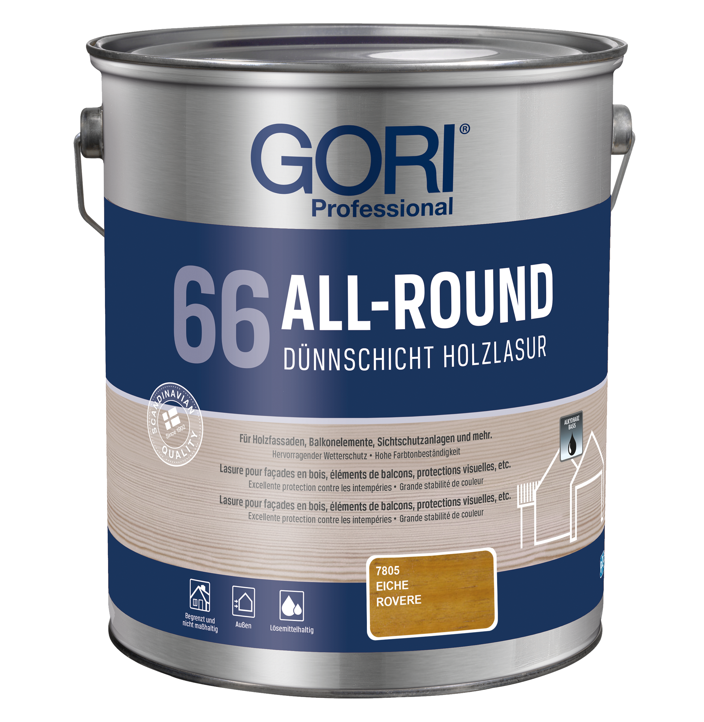 Gori 66 All-Round Holzlasur 7805 Eiche 5L  329462