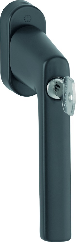 Hoppe Fenstergriff Hamburg 0700LS/U26 abschliessbar F9714M 7mm 32-42mm H001-EW M5X45/50mm 90Grad 100Nm 11950602