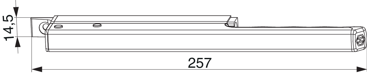 Hautau 205 Pfl 190 Weiss Hebel 171038