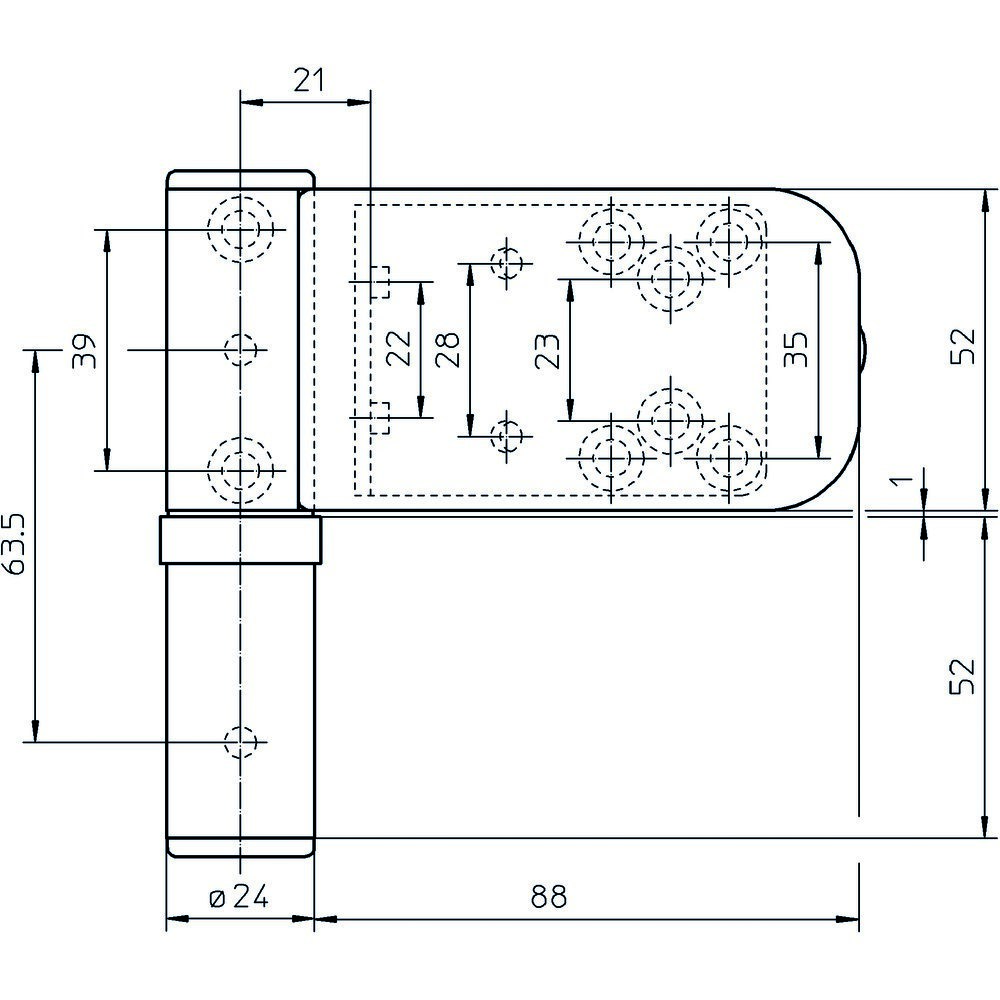 Simons Siku 3D K3130 Haustürband F9 OF 194 grau metallic 500002271 5 190730 0 19423
