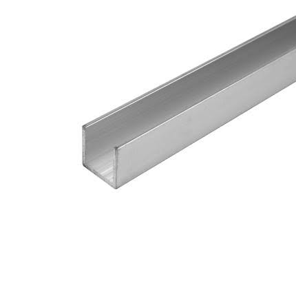U-Schiene 20X20X20X2 mm Aluminium Blank Lagerlänge 6 M 17002