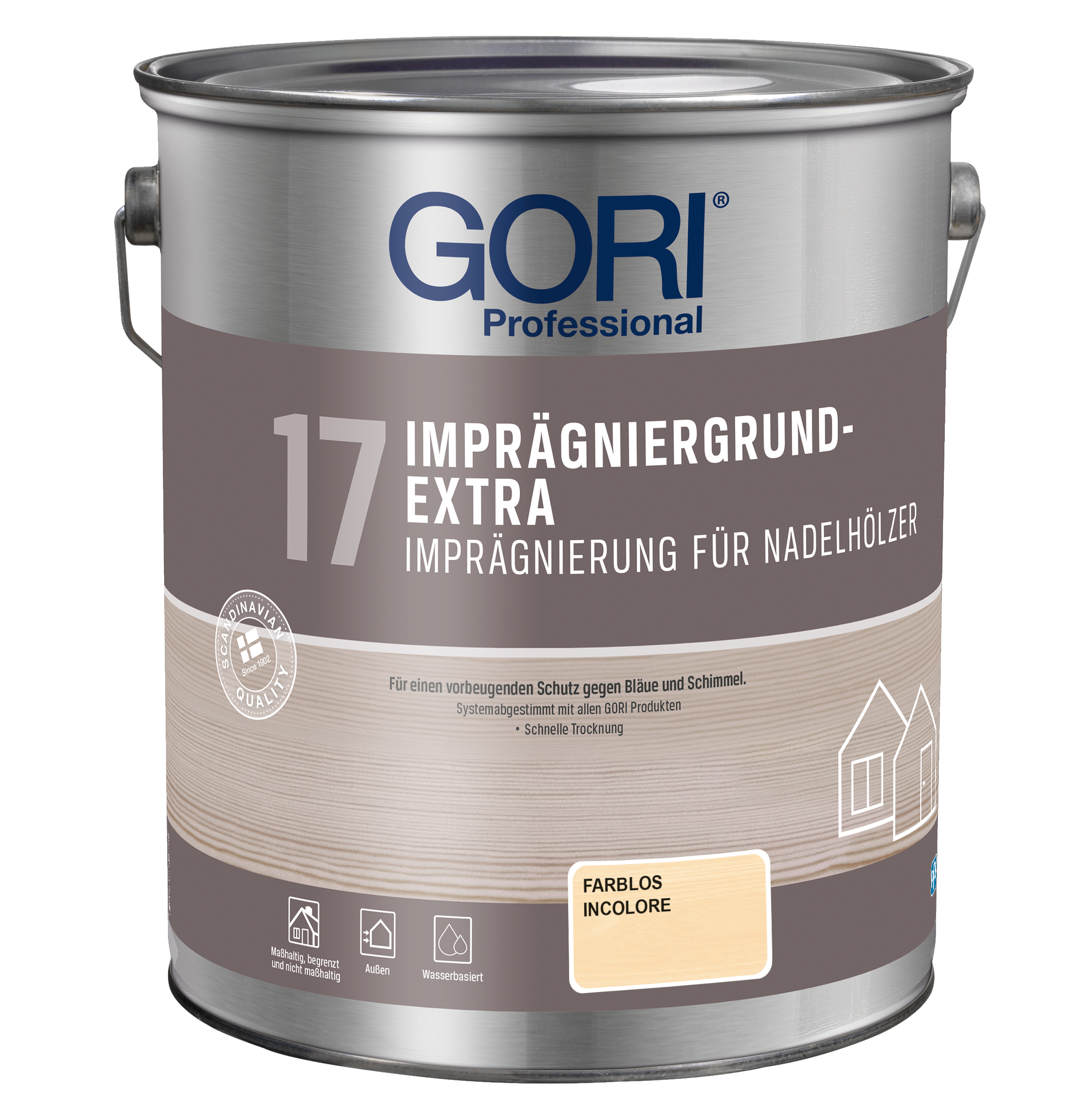 Gori 17 Imprägniergrund WB farblos 5,0L 478726