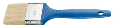 Storch Flachpinsel 60mm helle Borsten  Kst.Stiel blau 043260