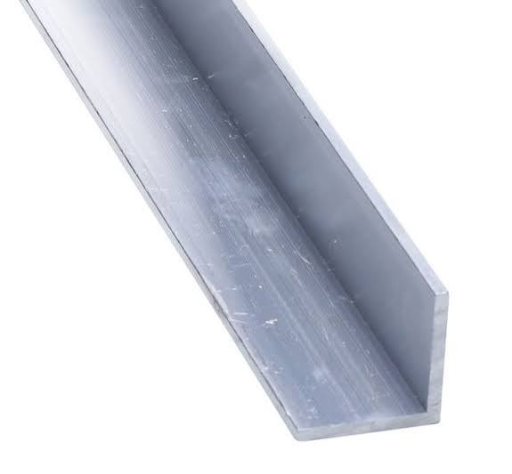 Alu Winkelschiene Gleichschenklig Blank 25X25X2 mm Lagerlänge