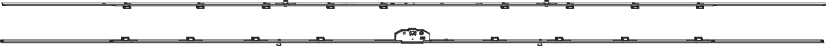 Hautau 440 Breitengestänge Tornado Zv 16 FFB 2350 mm Urz D25 460051