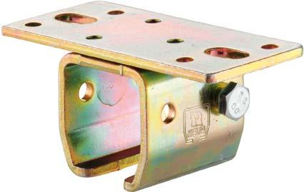 HELM 302 Deckenmuffe, Stahl verzinkt, gelb, Profilhalter f Profil 300, ohne Niveauausgleich