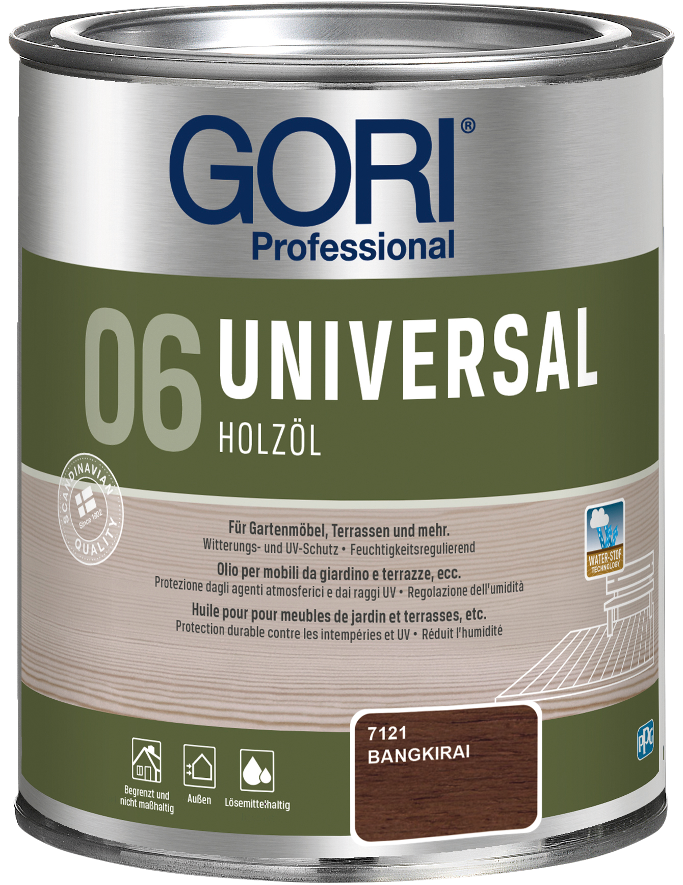 Gori 06 Universal Holzöl Bangkirai 0,75L 440595