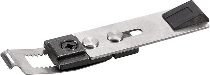 Geze mechanische Feststelleinheit für Standard-/T-Stop-/Boxer Gleitschiene 20,7 mm Haltekraft einstellbar, Ein/Aus 071924