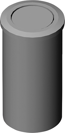 KFV Bodenbuchse 8028 Hell Verzinkt mit Schmutzverschluss (Kugel) für 10mm Rundstange 3119251