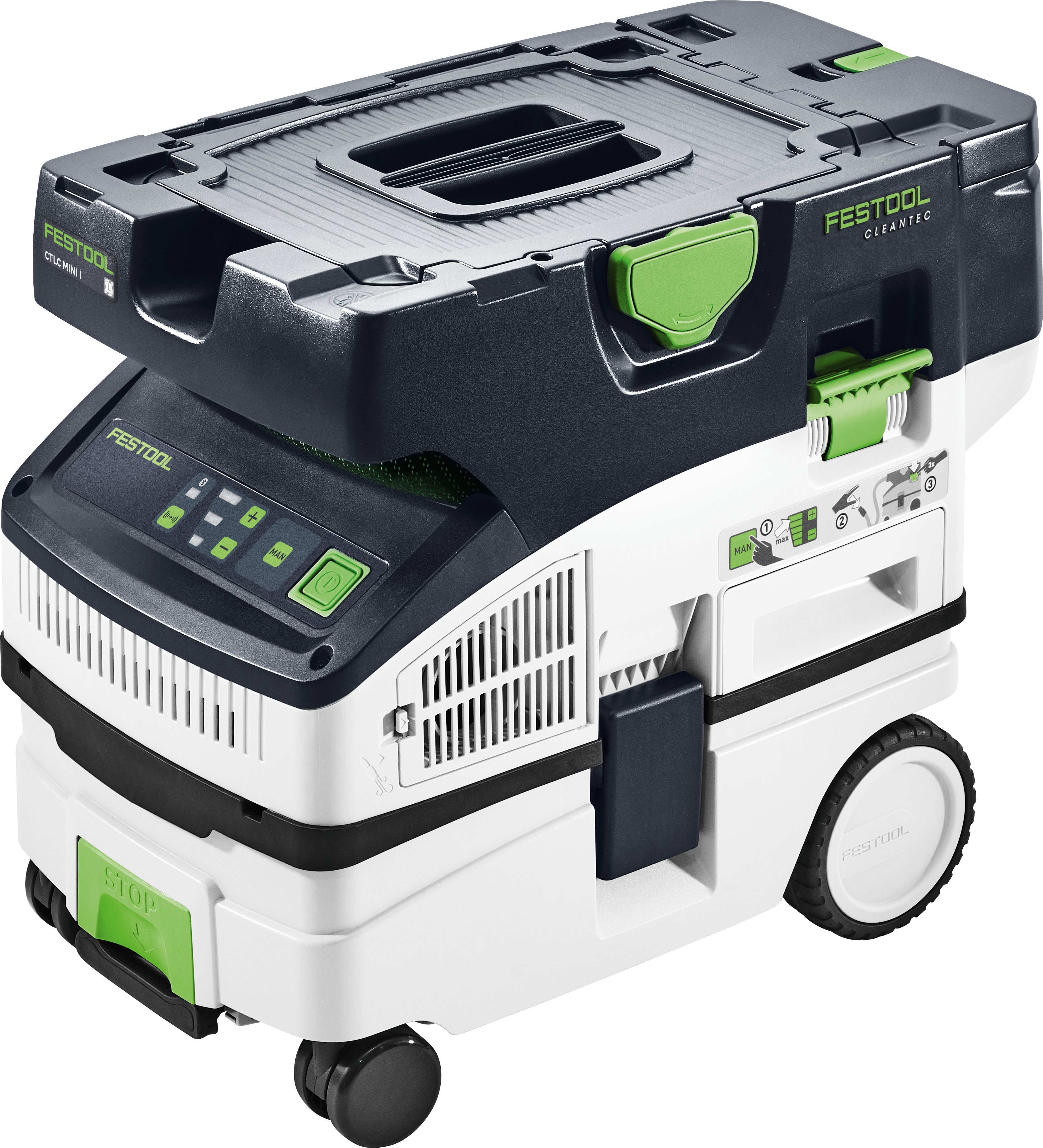 Akku-Absaugmobil CLEANTEC CTLC MINI I-Basic