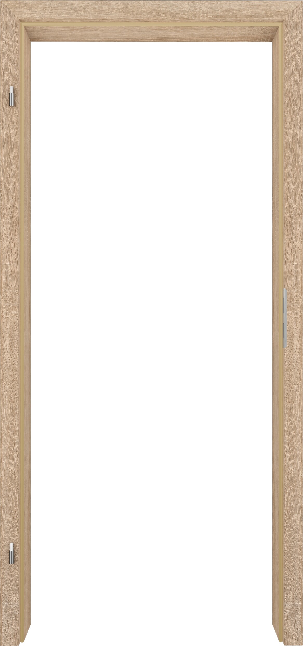 Prüm Zarge CPL Touch Eiche Rundkante RF 735X1985X100mm DIN links 457258