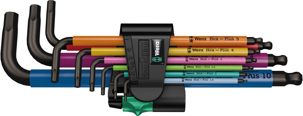 Winkelschraubendreher- Satz Multicolor 9-teilig Wera