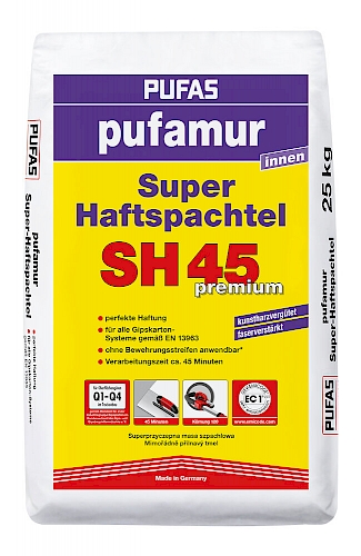 Pufas Pufamur Superhaftspachtel Sh 45 25kg