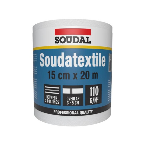 Soudal Soudatextile Vliesbahn weiß 15cm X 20M 131003