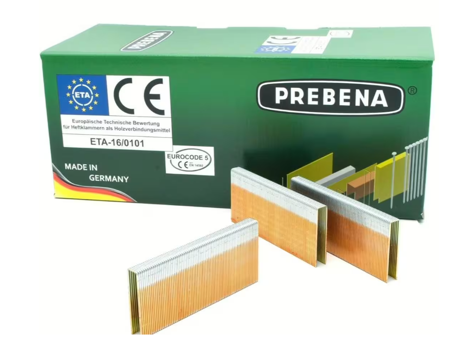 Prebena Heftklammern Z64CSVHA-ETA Pk=6000St stark verzinkt geharzt ETA=Europäische Technische Bauzulassung