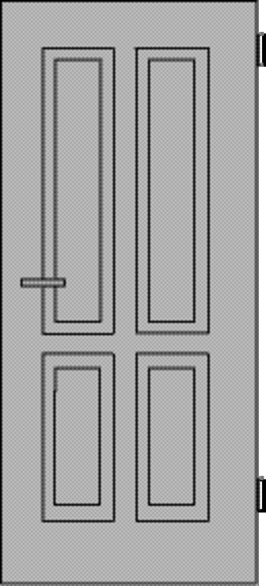 Prüm Tür Classic CK4 Weisslack RAL9016 KR 860X1985mm DIN links RSP 43101458
