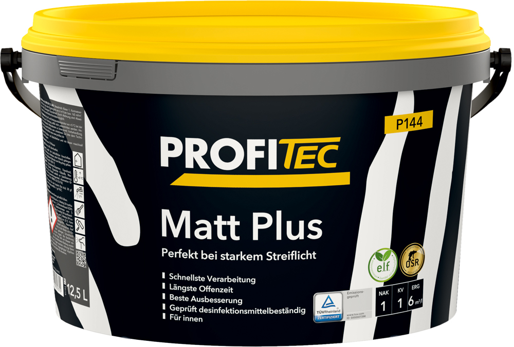 Profitec P144 Matt Plus Base 3 Innendispersion 12,5L für Flächen mit Streiflichteinfall