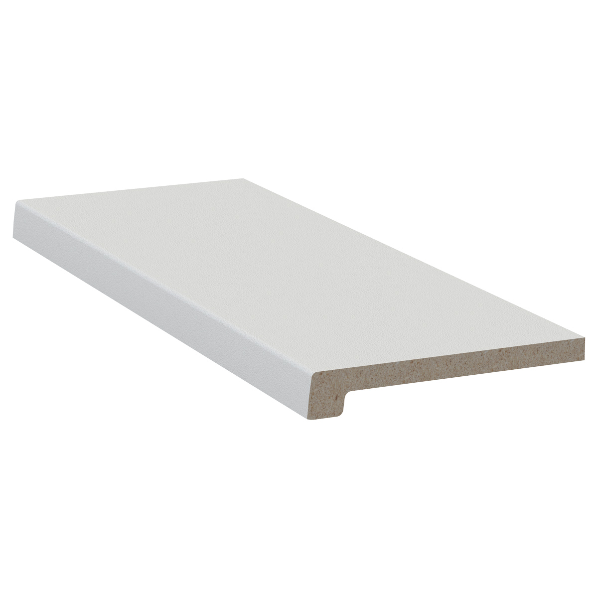 Werzalit Fensterbank Exclusiv 600X35cm polarweiss 400 geperlt 17005400