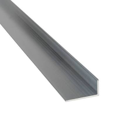 Alu Winkelschiene Ungleichschenklig Blank 40X20X4 mm Lagerlänge
