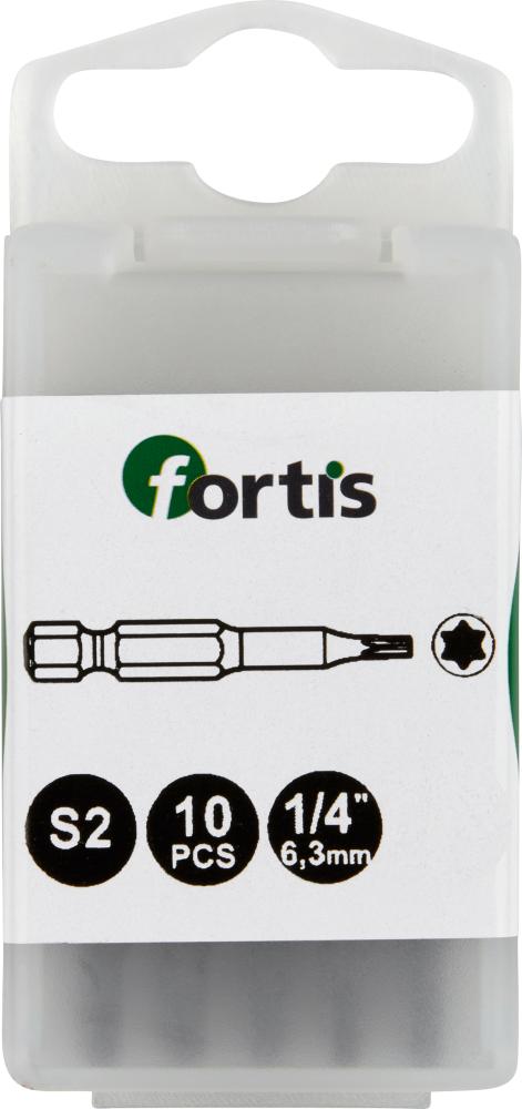Bit zähhart 1/4" DIN3126 E6,3 x50mm 10er Pack FORTIS