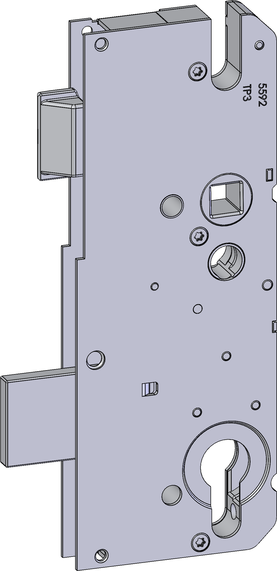 Winkhaus T-G3 SK Schlosskasten TP3 55 92/10 BL 4988541