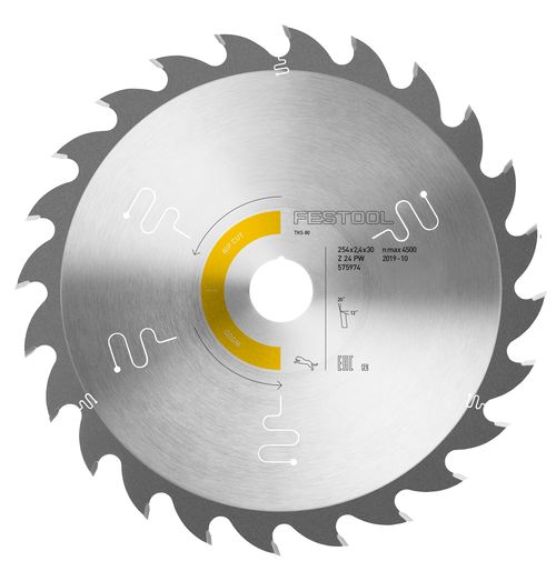 Kreissägeblatt HW 254x2,4x30 PW24 WOOD RIP CUT