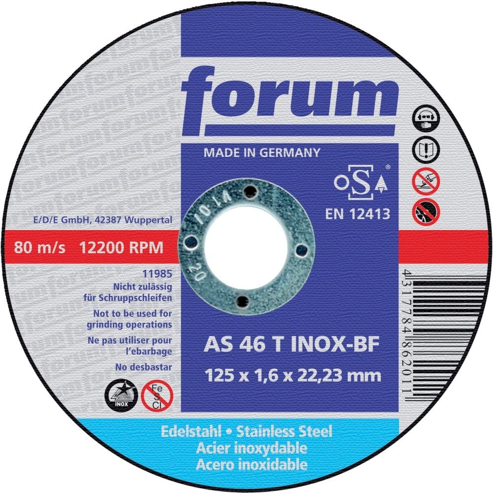 Trennscheibe F. Edelst. 125X1,0mm Ger. Forum (42 3330 3306) 4317784971089