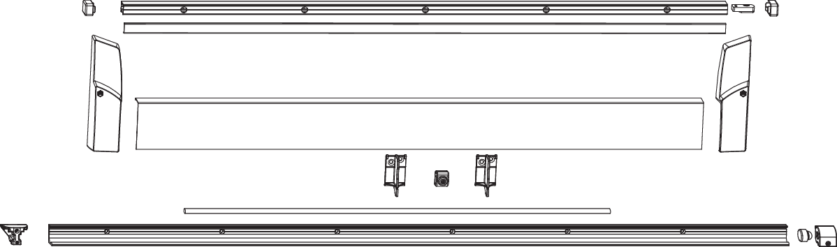 Maco Profilsatz SKB Holz/PVC mit Zubehör Gr.6 FFB 1.651-2.000mm L=4.130mm silber 466057