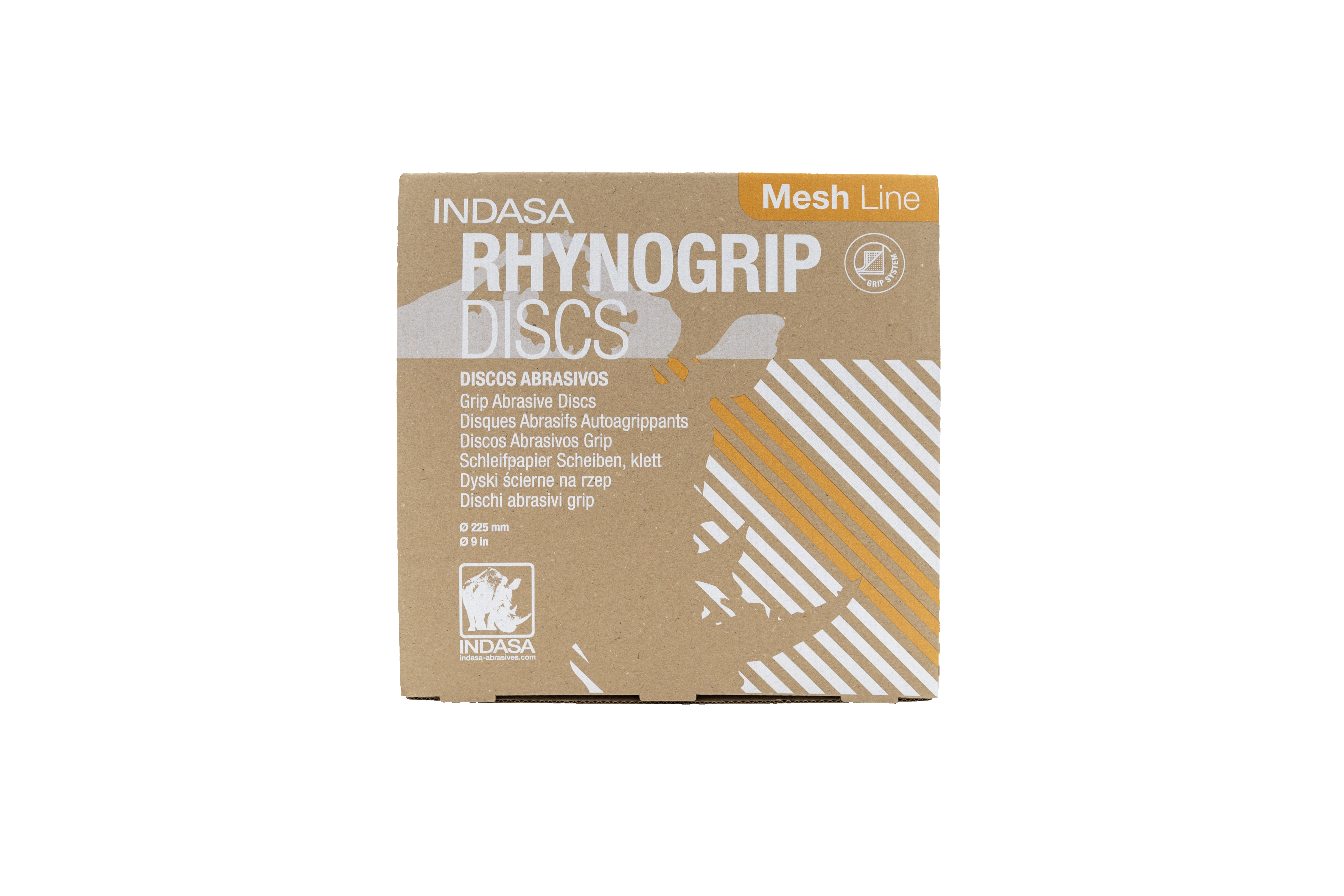 Indasa RHYNOGRIP MESH LINE Scheiben D225 P 100 PK=25Stk. 612057