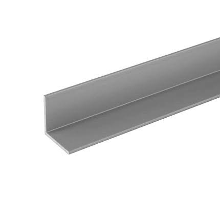 Alu Winkelschiene Gleichschenklig Ev1 Silber Eloxiert 20X20X2 mm Lagerlänge