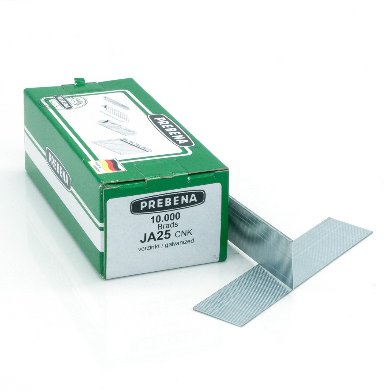 Prebena Brads JA25CNK Stauchkofnagel Pack=10000 Stück