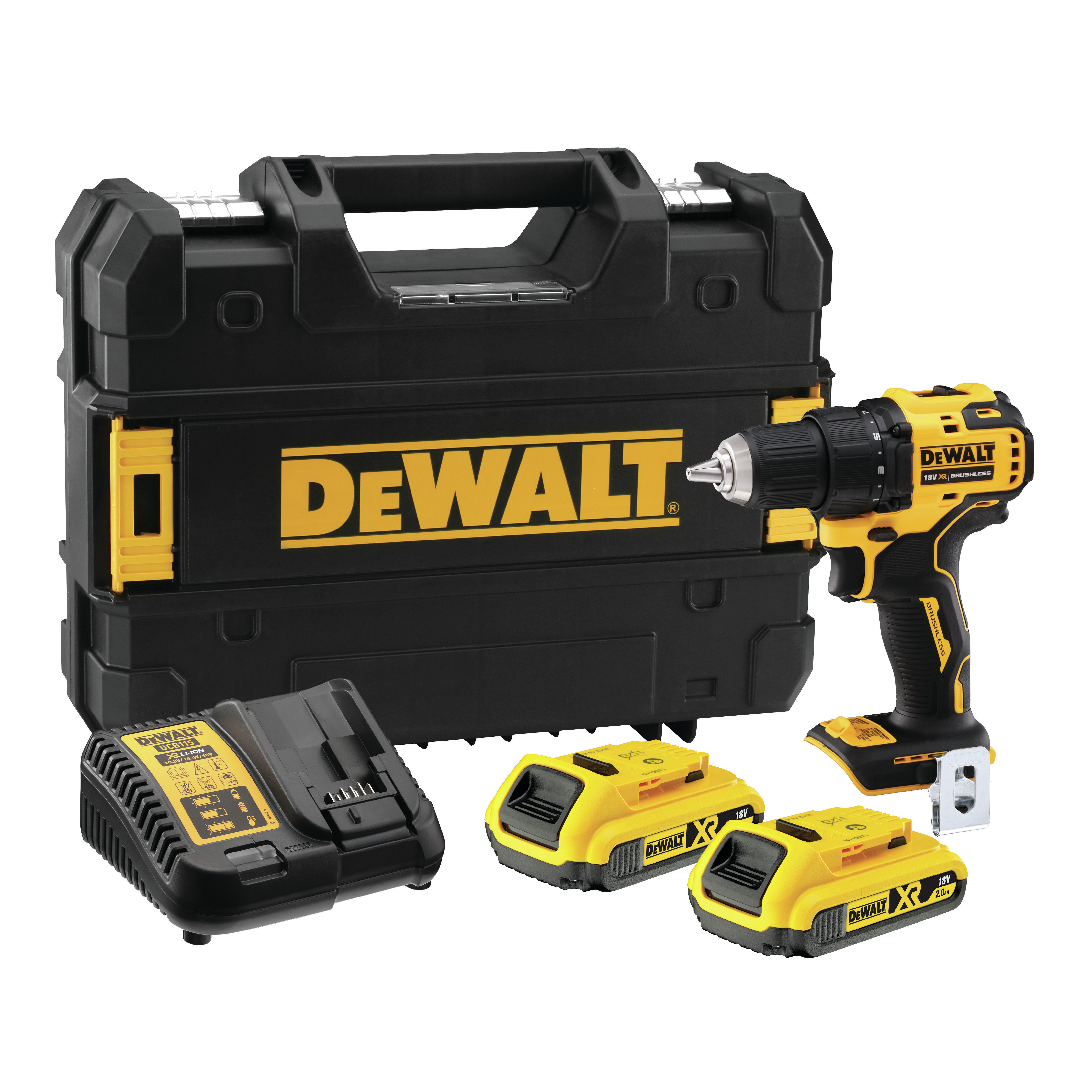 Dewalt Akku-Bohrschrauber 18V 2Ah DCD708D2T-QW