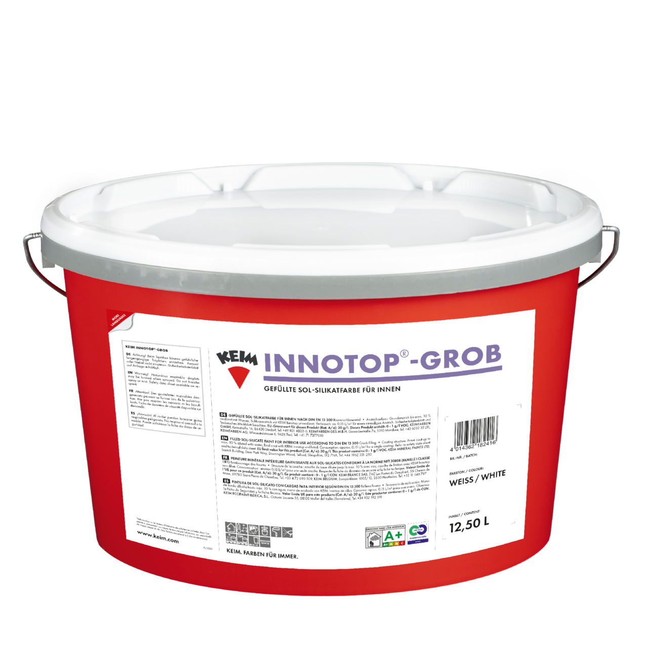 KEIM Innotop-Grob Weiß 12,5 Liter 5029325 4014362182416