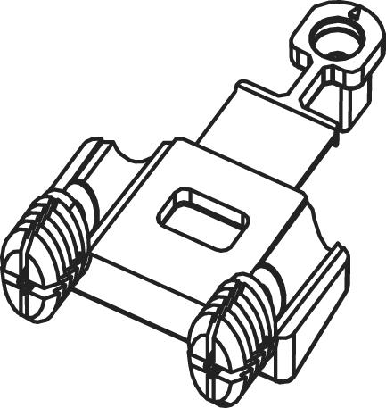 Hettich ArciTech Frontstabilisator (ab 600 mm) 9321561 (9123080 alt)
