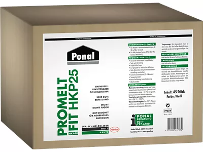 Ponal Promelt Fit (HK 440) Weiss HKP 25 PPATW 45 Stück