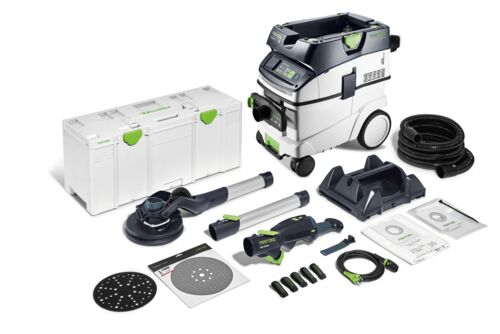 Festool Langhalsschleifer- u. Sauger-Set LHS 2 225 EQI/CTM 36-Set PLANEX 230V Netz 578425 im Systainer
