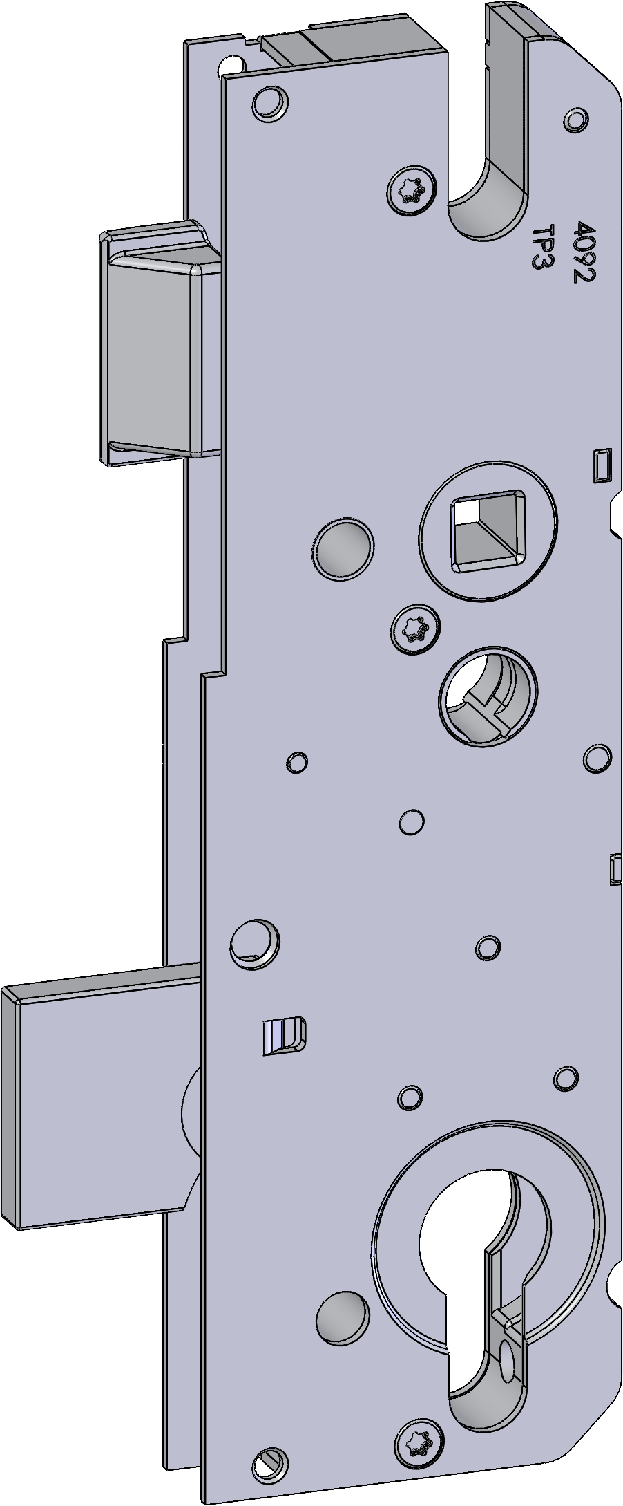 Winkhaus T-G3 SK Schlosskasten TP3 40 92/8 BL 4988519