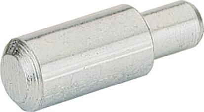 Steckbodenträger mit Ans atz 5mm chromatisiert Hettich