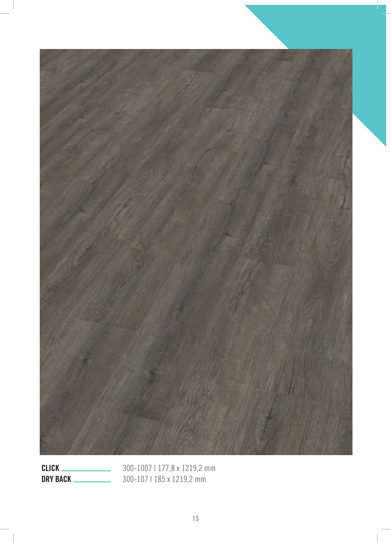 Setta Palladion Private Dry Back Klebe-Vinyl 'EGERIA', 185x1219,2x2,00mm, Nutzsch. 0,3mm, 300-107 4,74 m²/VE, 21 Dielen/VE, 60 VE/Pal