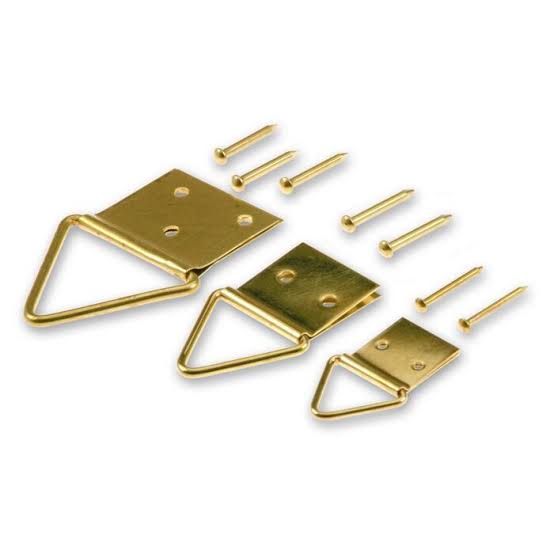 Hsi Bilderklappösen Vermessingt 16x16mm 098020