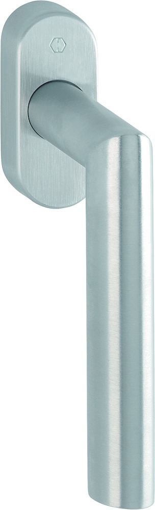 Hoppe Fenstergriff E400/U30 Edelstahl Amsterdam 43mm Stift mit Schrauben (ohne Secustik) 3485533